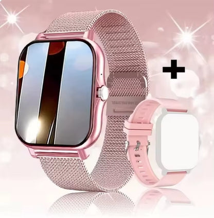 2025 New Smart Watch Bluetooth Call Message Reminder Man Woman Gift Full Touch Screen Sports Fitness Smart Watch