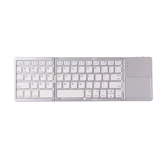 Portable Foldable Folding Keyboard Mini Wireless Bluetooth Keyboard Touchpad Keyboard for Windows Android IOS Tablet Ipad Phone